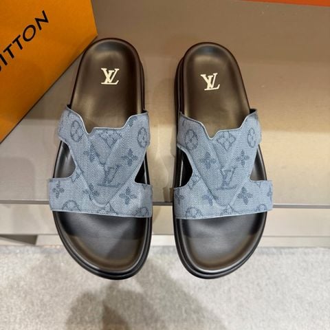 DÉP NAM L V QUAI H MONOGRAM DENIM PHOM GỌN THANH LỊCH