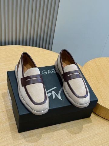 GIÀY NAM LOAFER DG NEW FLORIO DA LỘN PHOM THON ÊM CHÂN