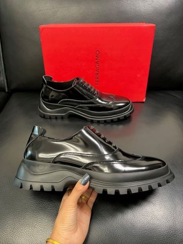 GIÀY NAM DERBY FERR* DA BÓNG LUG SOLE – DÁNG MẠNH MẼ,