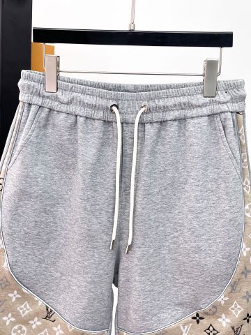 QUẦN SHORT NAM LV PHOM RELAXED JERSEY COTTON WASH MỀM PHỐI MONOGRAM JACQUARD