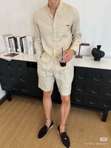 GIÀY LOAFER NAM NỮ L P SUMMER CHARMS WALK DA LỘN PHOM ĐẾ BẰNG
