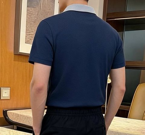 ÁO POLO NAM B B R EMBROIDERED CREST PHỐI MẢNG CONTRAST