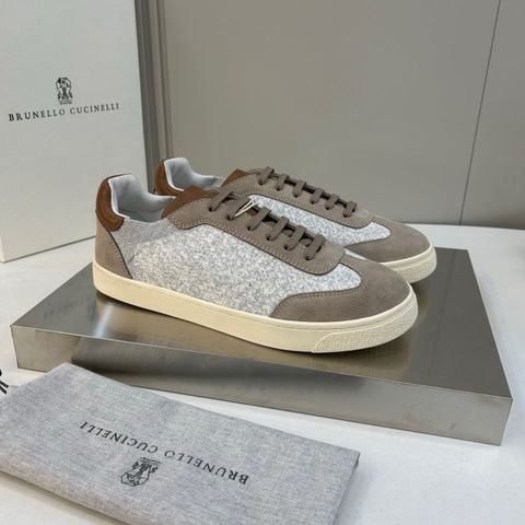 GIÀY SNEAKER NAM BC PHỐI LEN CASHMERE & DA MỀM