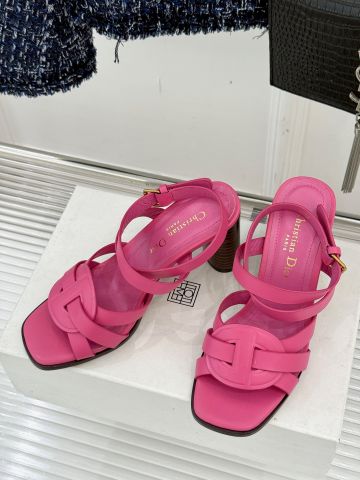SANDAL CAO GÓT NỮ DIO – CD WEAVE 25WF, GÓT TRỤ 8CM*