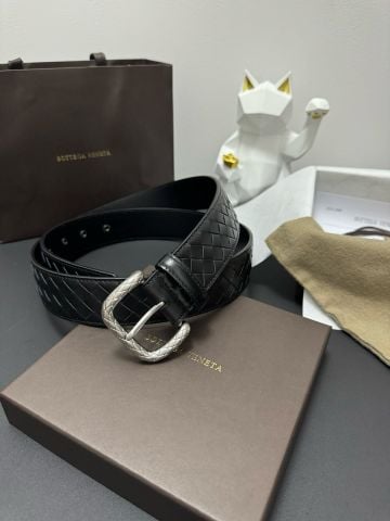 THẮT LƯNG UNISEX BV INTRECCIATO ĐAN DA THỦ CÔNG BẢN 3.8CM