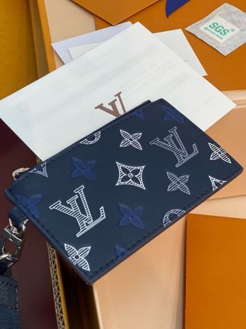 TÚI MINI NAM NỮ LV* GASTON WEARABLE WALLET MONOGRAM SHADOW DA BÊ