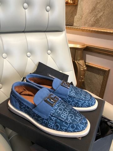 GIÀY NAM DG* NEW FLORIO MONOGRAM DA LỘN & CANVAS