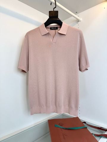 ÁO POLO NAM LP DỆT KIM CỔ V KHÔNG CÚC PHONG CÁCH Ý