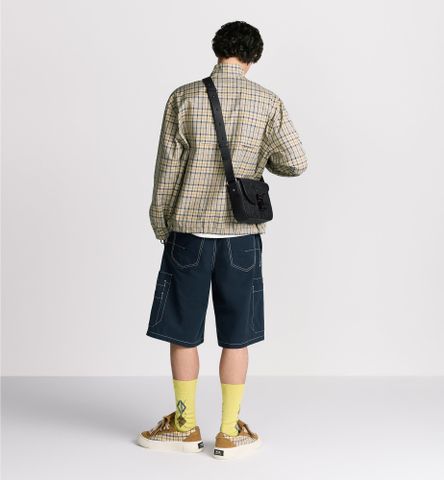 TÚI ĐEO CHÉO NAM NỮ CD* SMALL SADDLE MESSENGER GRAVITY