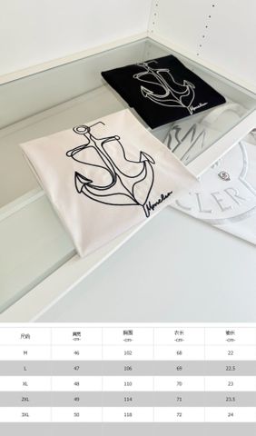ÁO THUN NAM MCL* COTTON JERSEY THÊU MỎ NEO HÀNG HẢI PHONG CÁCH RESORT