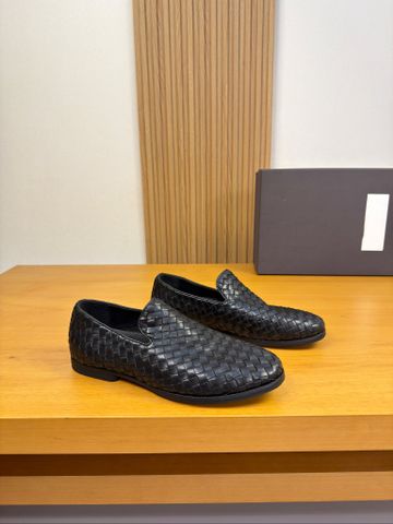 GIÀY LOAFER NAM DA BÊ NAPPA ĐAN THỦ CÔNG INTRECCIATO