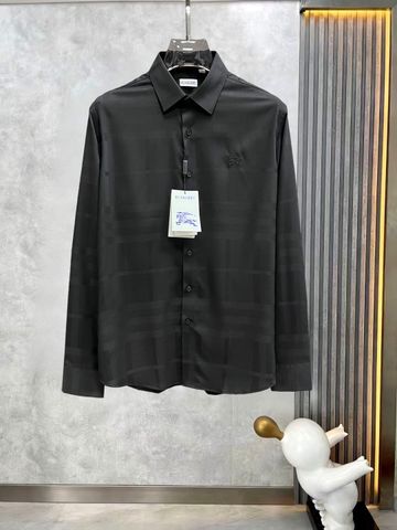 ÁO SƠ MI NAM BRB DỆT JACQUARD KẺ Ô CHÌM THÊU LOGO NGỰC