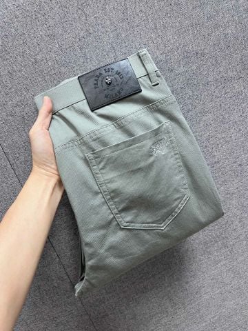 QUẦN JEANS NAM P R D XANH XÁM SAGE – SẮC ĐỘ ĐẸP LẠ, PHOM SUÔNG HIỆN ĐẠI