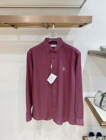 ÁO SƠ MI NAM B C DÒNG XUÂN HÈ VẢI LINEN CỔ BUTTON-DOWN THÊU BIỂU TƯỢNG TINH TẾ