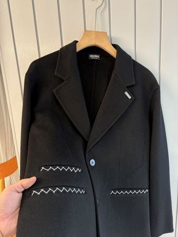 ÁO KHOÁC NAM JN* DẠ LÔNG CỪU 100% PHOM SUÔNG THANH LỊCH