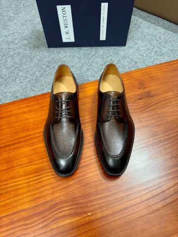 GIÀY OXFORD NAM JMW CLASSIC – DA BÊ NHẬP VÂN TỰ NHIÊN, ĐẾ SIÊU NHẸ ÊM CHÂN
