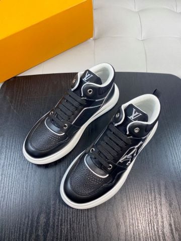 GIÀY NAM SNEAKER L*V  PHỐI DA ĐEN – ĐẾ TPU ÊM CHẮC, FORM THỂ THAO HIỆN ĐẠI