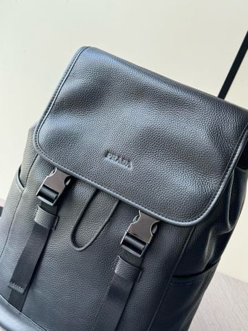 BALO NAM PRD DA BÊ VÂN HẠT FLAP-TOP BUCKLE BACKPACK PHONG THÁI TINH GIẢN ĐẲNG CẤP