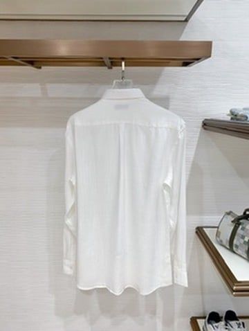 ÁO SƠ MI NAM B C DÒNG XUÂN HÈ VẢI LINEN CỔ BUTTON-DOWN THÊU BIỂU TƯỢNG TINH TẾ