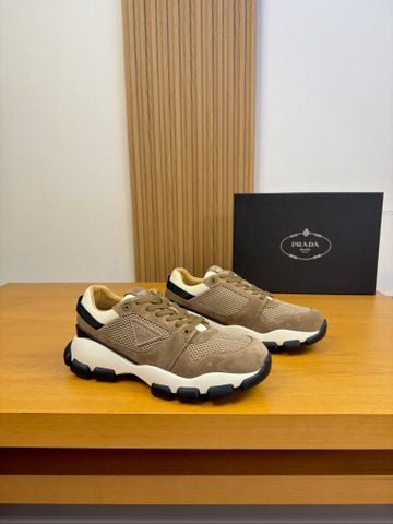 GIÀY SNEAKER NAM P R D PHOM LOW-TOP DA BÊ SUEDE PHỐI MESH, ĐẾ KHỐI PHÂN ĐOẠN