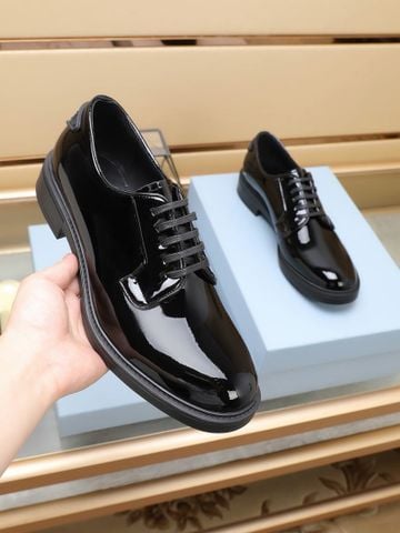 GIÀY DERBY NAM P R D DA BÒ PHỦ BÓNG – PHOM FORMAL HIỆN ĐẠI, ĐẾ CHỐNG TRƯỢT