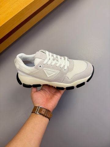 GIÀY SNEAKER NAM P R D PHOM LOW-TOP DA BÊ SUEDE PHỐI MESH, ĐẾ KHỐI PHÂN ĐOẠN