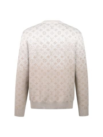 ÁO DỆT KIM NAM NỮ L V GRADIENT JACQUARD CỔ TRÒN