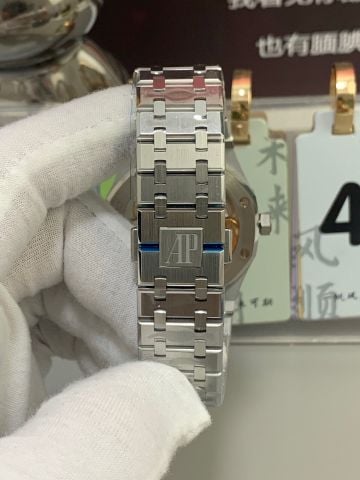 ĐỒNG HỒ AP ROYAL OAK 15500 MẶT XÁM TAPISSERIE 41MM