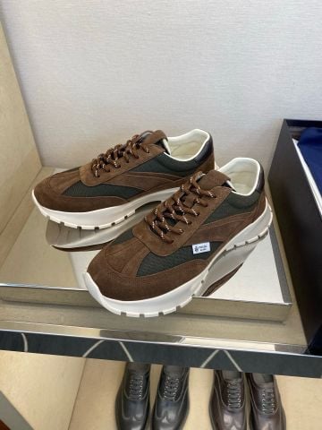GIÀY SNEAKER NAM P R MONTECARLO RE-EDITION 2005 DA BÊ SUEDE PHỐI MESH, ĐẾ LUG SIÊU NHẸ