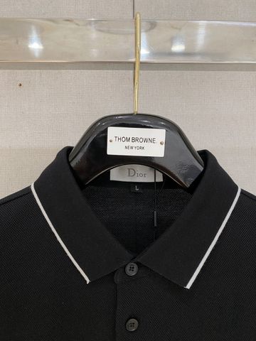 ÁO POLO NAM DR LOGO CHỮ ĐÔI THÊU NỔI CỔ VIỀN TINH GỌN