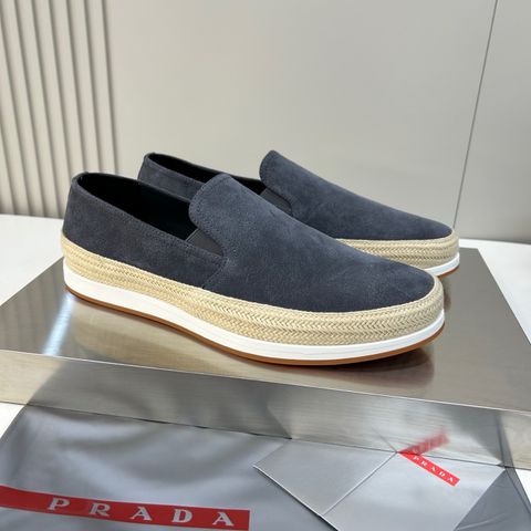 GIÀY SLIP-ON NAM PRAD*  SUEDE CAO CẤP