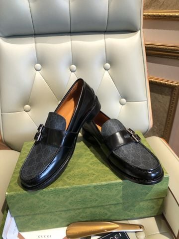 GIÀY NAM LOAFER GC PHOM LOAFER CỔ ĐIỂN LỊCH LÃM PHỐI HỌA TIẾT GG
