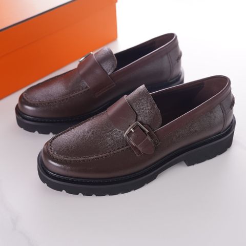 GIÀY LOAFER NAM H M MAXIME – PHOM MOCCASIN APRON-TOE, PHỐI DA CAO CẤP & ĐẾ LUG