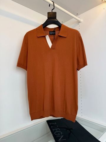 ÁO POLO NAM DỆT KIM CỔ V PHÁP, COTTON PHA TƠ TẰM MỀM NHẸ