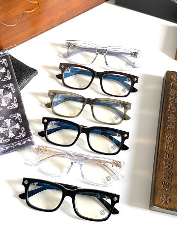 KÍNH MẮT NAM/NỮ chrome* hearts*  * GỌNG BẢN DÀY HD, CÀNG KHẮC BIỂU TƯỢNG KIM LOẠI