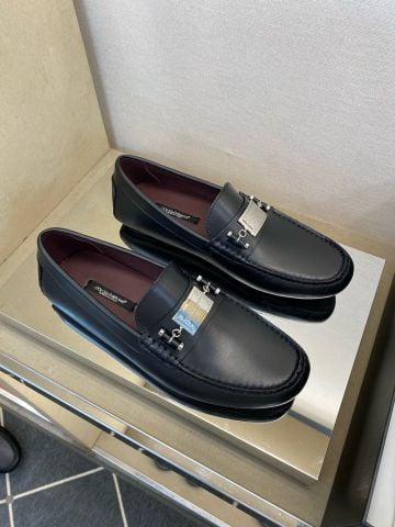 GIÀY DRIVER NAM D G PHOM MOCCASIN DA BÊ LỲ – HARDWARE KIM LOẠI SẮC NÉT