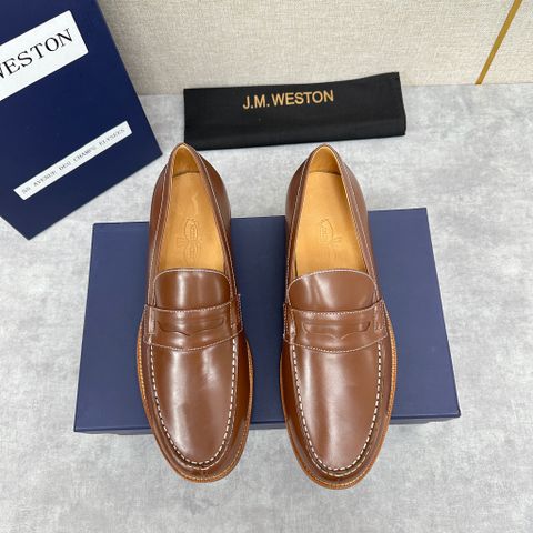 GIÀY NAM JMW* LOAFER 180 – DA BÊ CAO CẤP,