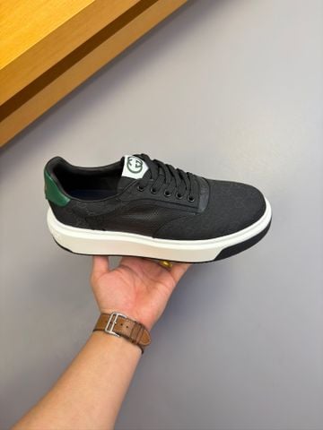 SNEAKER NAM G C PHOM ĐẾ DÀY HIỆN ĐẠI, DA BÊ NAPPA PHỐI VẢI DỆT CAO CẤP