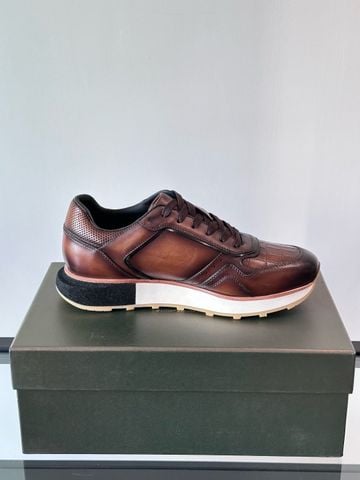GIÀY SNEAKER NAM B L T I SCRIPTO PATINA LEATHER, PHOM LOW-TOP THỂ THAO SANG TRỌNG