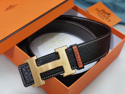 THẮT LƯNG NAM HERM MẶT H BẢN 3.8CM