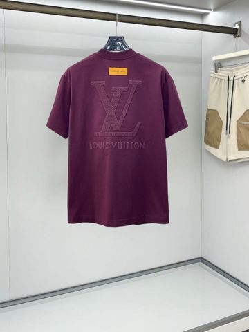 ÁO THUN NAM NỮ L V SIGNATURE EMBROIDERED T-SHIRT