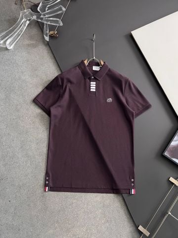 ÁO POLO NAM TB DỆT PIQUÉ HỌA TIẾT ROSE THÊU NỔI PHỐI KẺ SIGNATURE