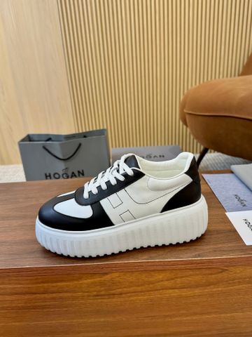 SNEAKER NAM NỮ HOG H-STRIPES ĐẾ DÀY 5.5CM DÁNG THỂ THAO SANG GỌN