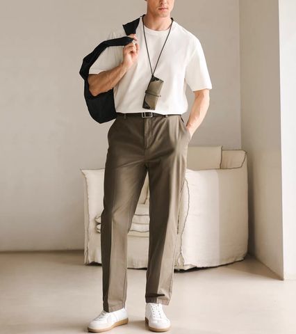 QUẦN DÀI NAM LP* COTTON SỢI DÀI PHA SPANDEX PHOM SUÔNG THANH LỊCH