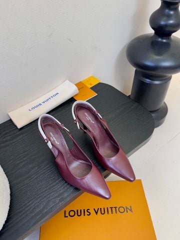 GIÀY CAO GÓT LV* LEGACY SLINGBACK MŨI NHỌN – DÂY MONOGRAM
