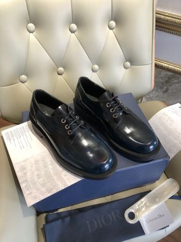 GIÀY TÂY NAM DR* DERBY ĐÁ BÓNG LOANG XANH ĐẬM