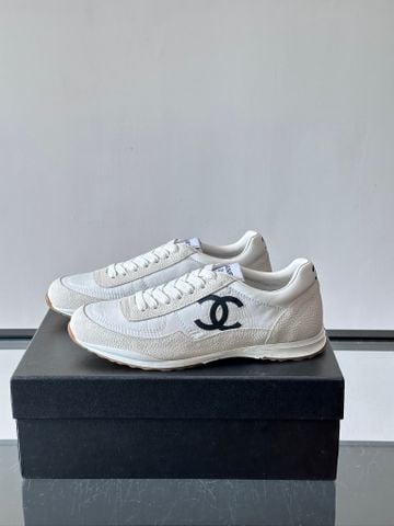SNEAKER NAM C N L RETRO RUNNER PHỐI DA BÒ & VẢI KỸ THUẬT