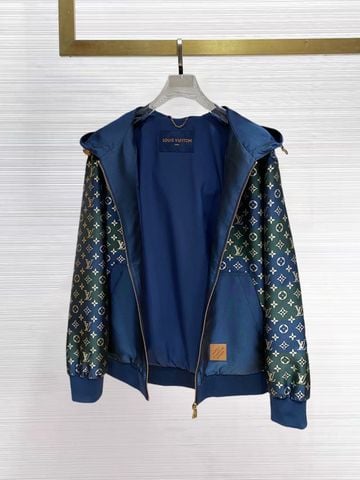 ÁO KHOÁC NAM L V HOODED BLOUSON HỌA TIẾT DỆT CHUYỂN SẮC