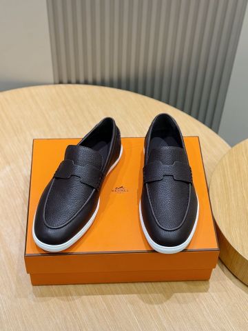 GIÀY MOCCASSIN NAM H M FREESTYLE DA BÊ EPSOM HERITAGE PHOM ÊM