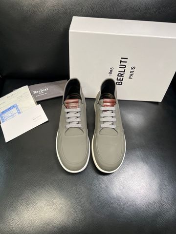 GIÀY SNEAKER NAM BERL* DA BÒ Ý CỔ LỬNG ĐẾ CAO SU ÊM CHUẨN PHONG THÁI QUÝ ÔNG